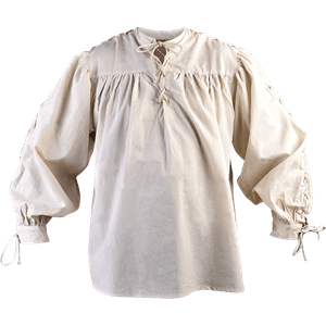 Essential Pirate Shirt - White - HW-701396W - LARP Distribution