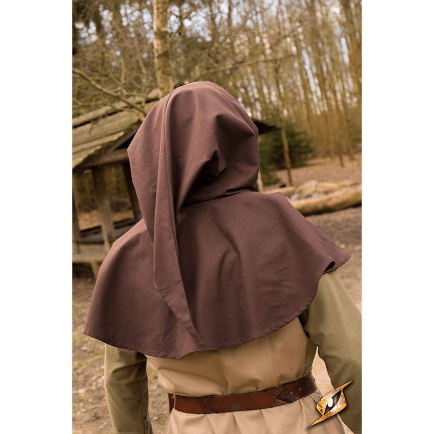 Hood Short Hooded Cape Medieval Archer Hood in Wool 80% -  Israel