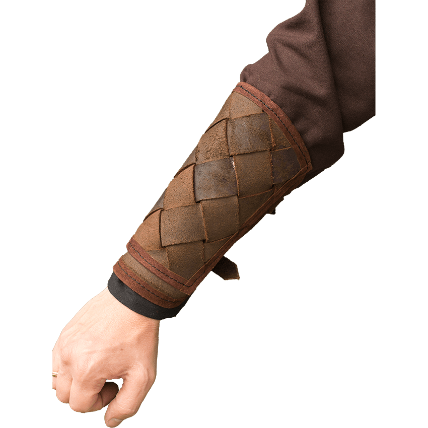 Celtic Mantikor Leather Bracers - Medieval Collectibles