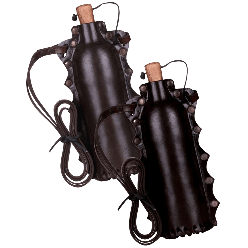 How to make a Medieval leather water bottle, Medieval water…