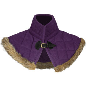 Nimue Fur Lined Wool Gorget