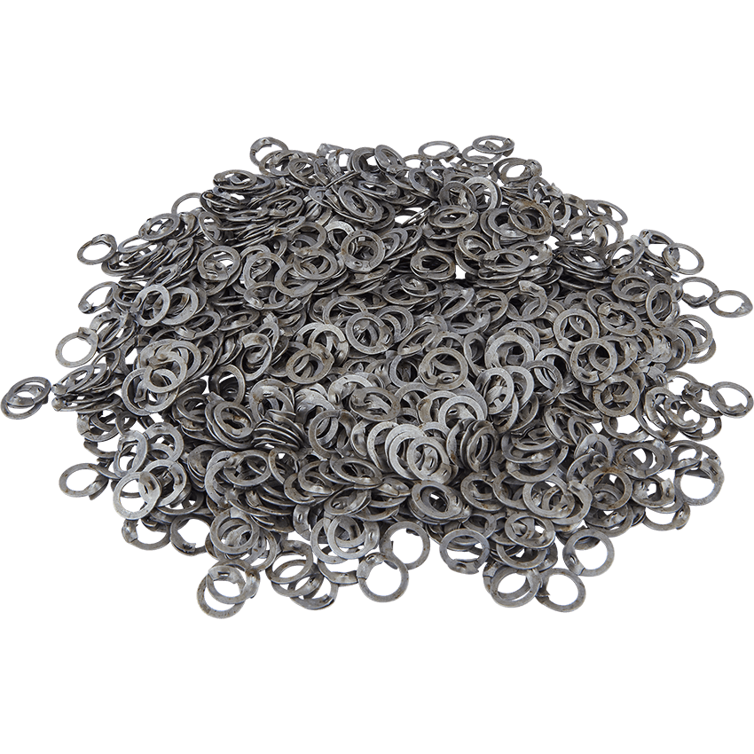 Loose Ring Mild Steel Loose Solid Flat Chainmail Rings Solid Flat