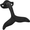 Nautical Whale Tail Wall Hooks - Set of 2