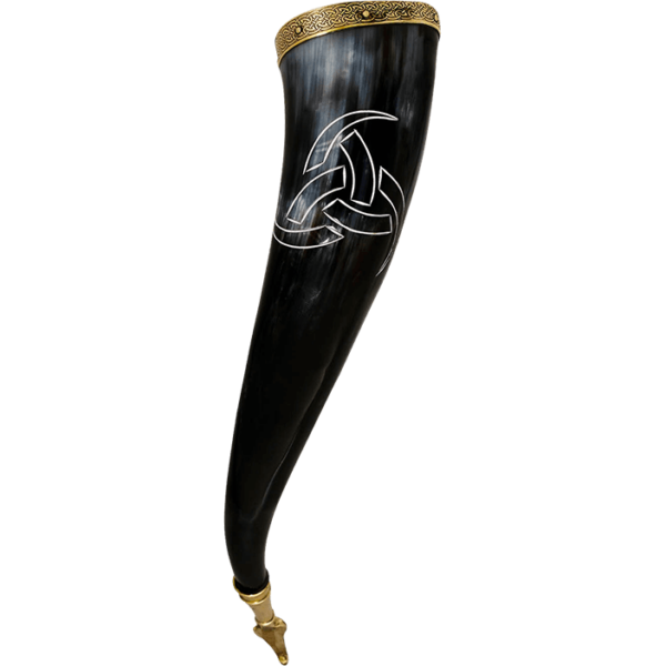 Triple Horns of Odin Drinking Horn