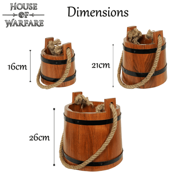 Wooden Bucket - Small