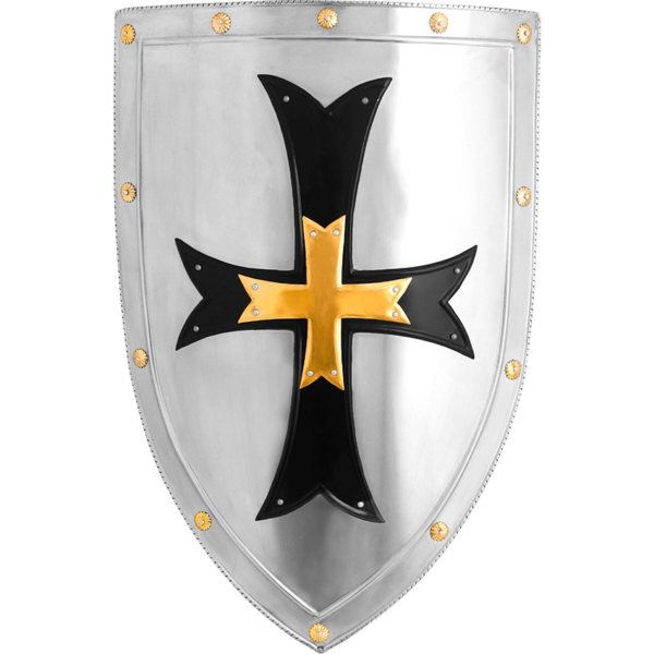 Decorative Steel Crusader Shield