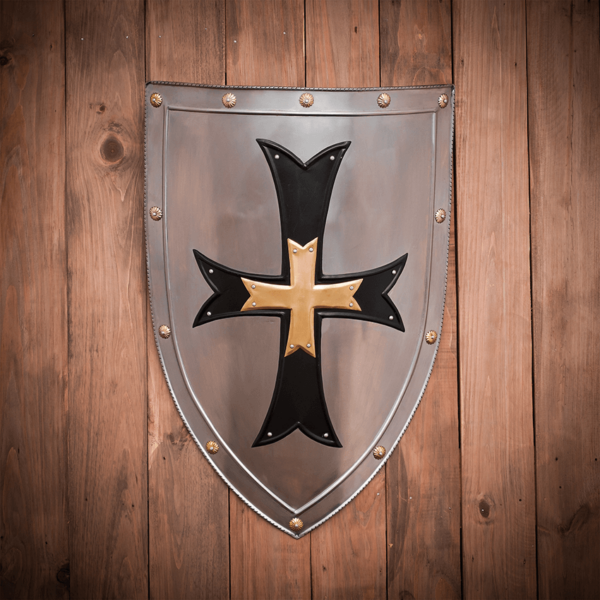 Decorative Steel Crusader Shield