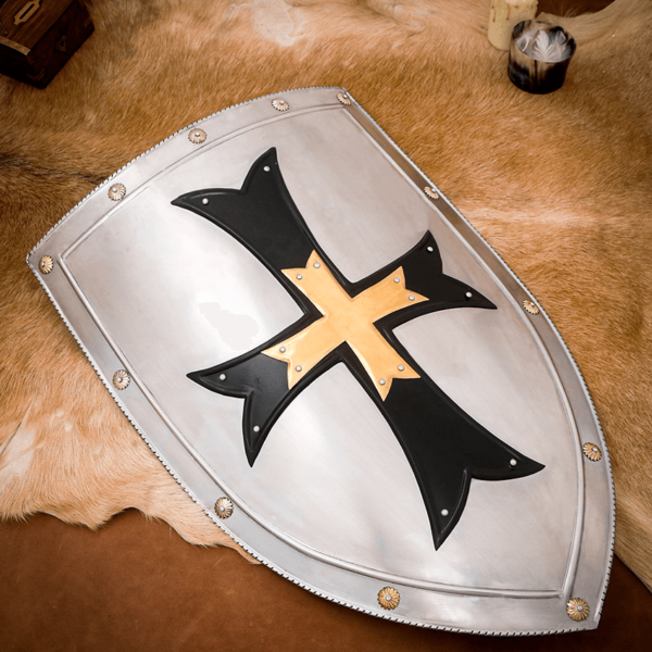 Decorative Steel Crusader Shield