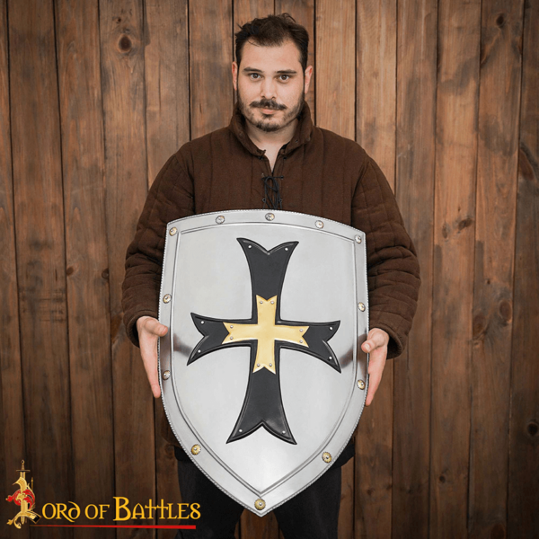 Decorative Steel Crusader Shield