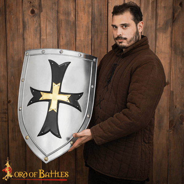 Decorative Steel Crusader Shield