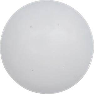 Round Steel Shield - White