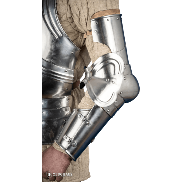 15th Century Gothic German Arm Armour - Polished