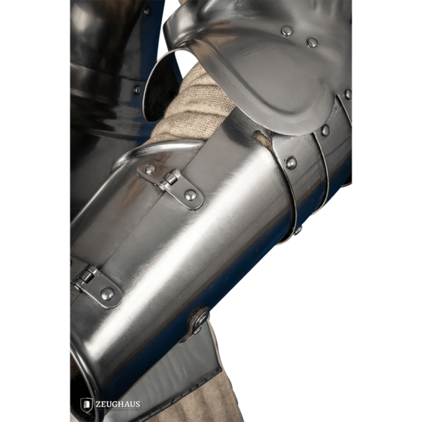 15th Century Gothic German Arm Armour - Polished