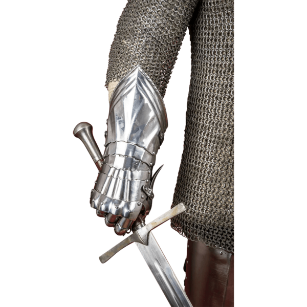 15th Century German Gauntlets - Polished