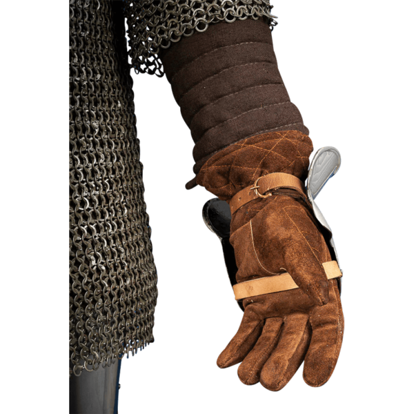 Steel Demi Gauntlets - Polished