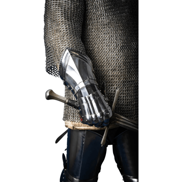 Gothic Steel Gauntlets - Polished