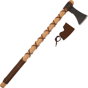 Viking Warrior Axe - Light Hardwood Handle